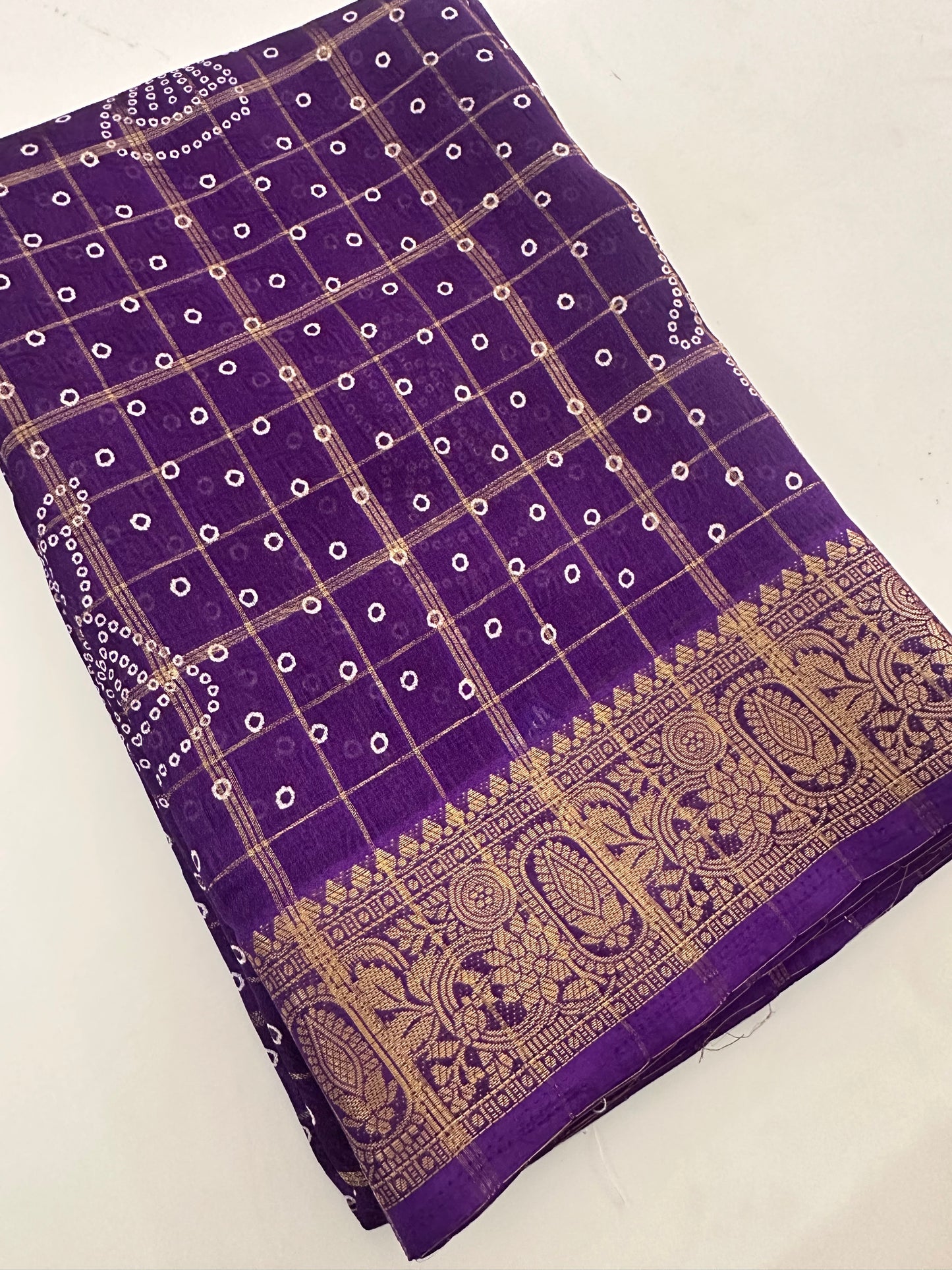 Crape Chiffon Fancy Saree-J1