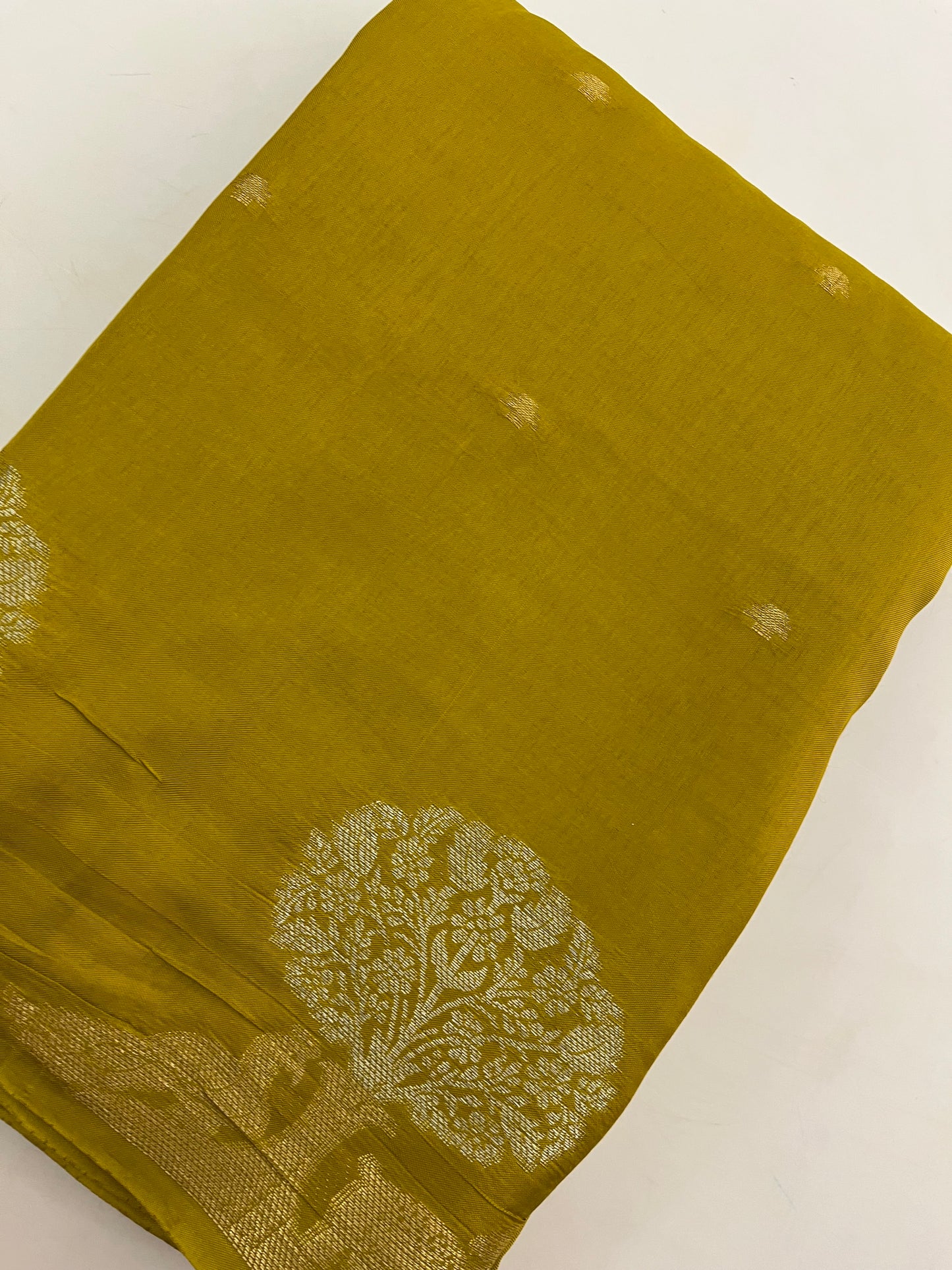 Banarasi Raspberry crepe silk