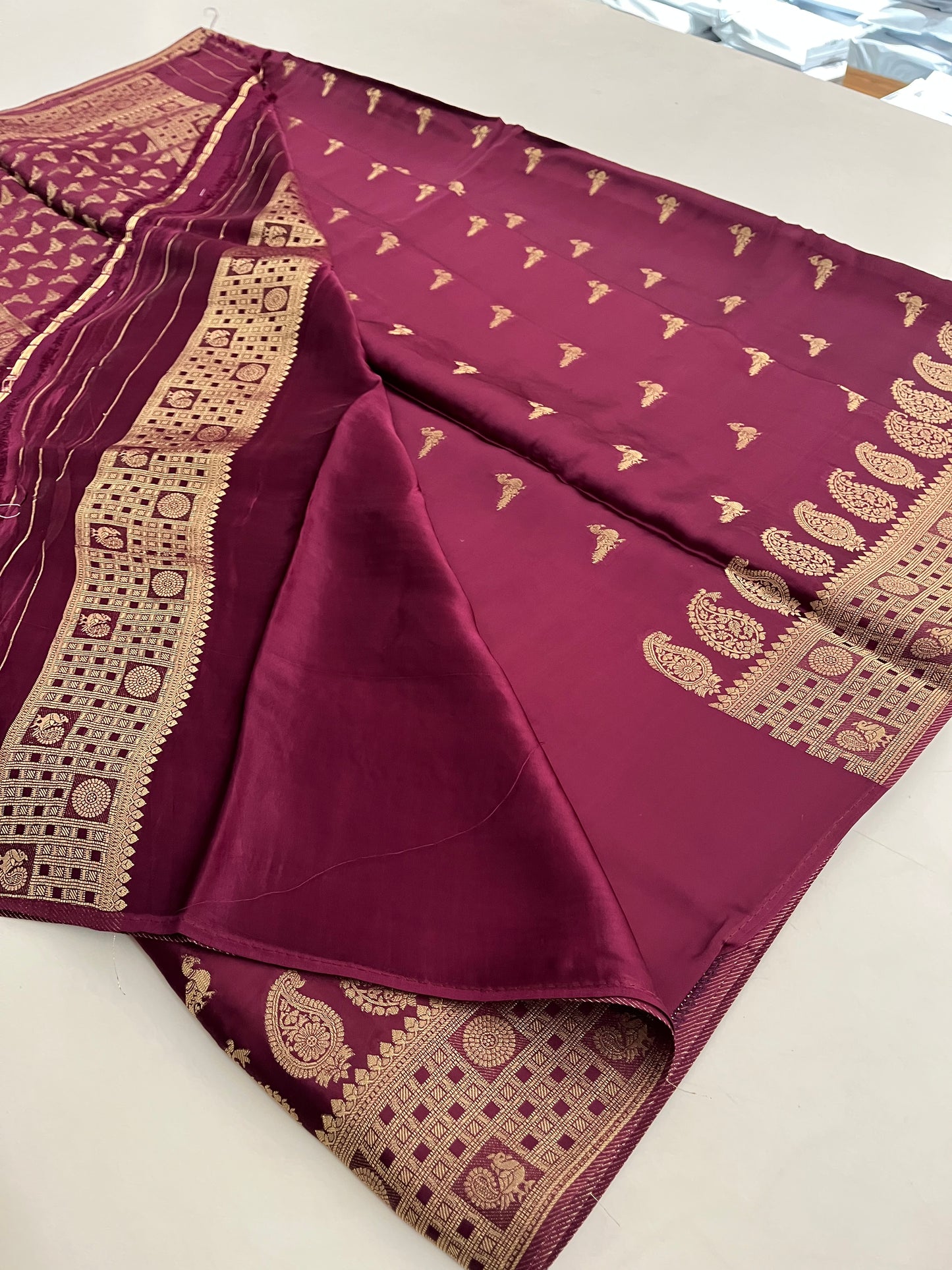 Pure Banarsi Satin Silk