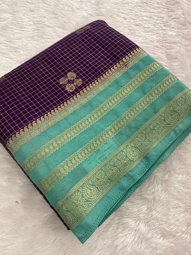 Semi Mysore Silk -AU25