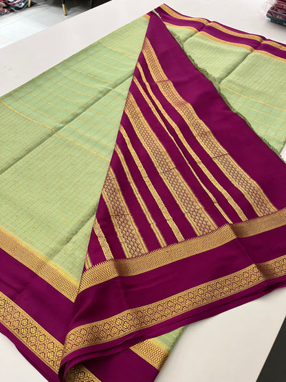 Pure Crepe Mysore Silk120 GSM
