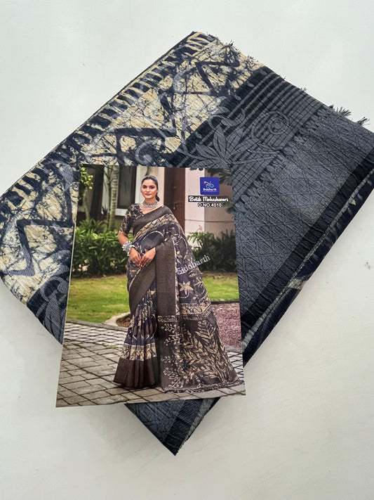 Printed Tussar Fancy
