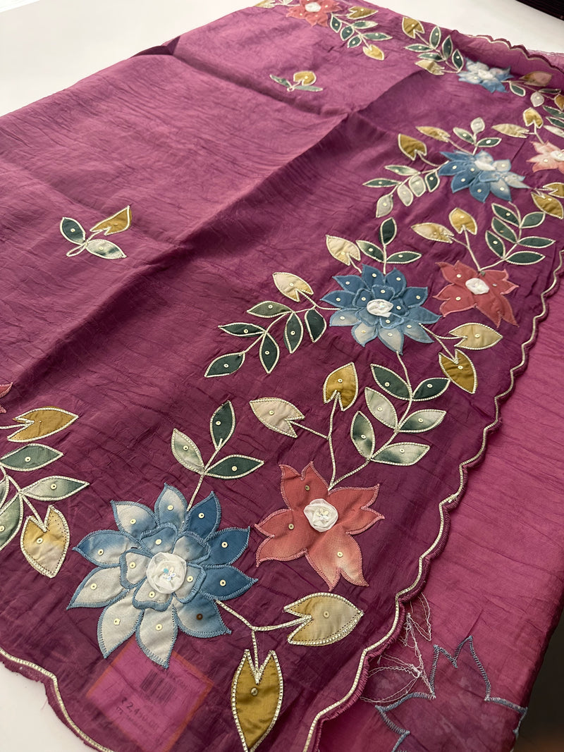 Organza Fancy Applique-J25