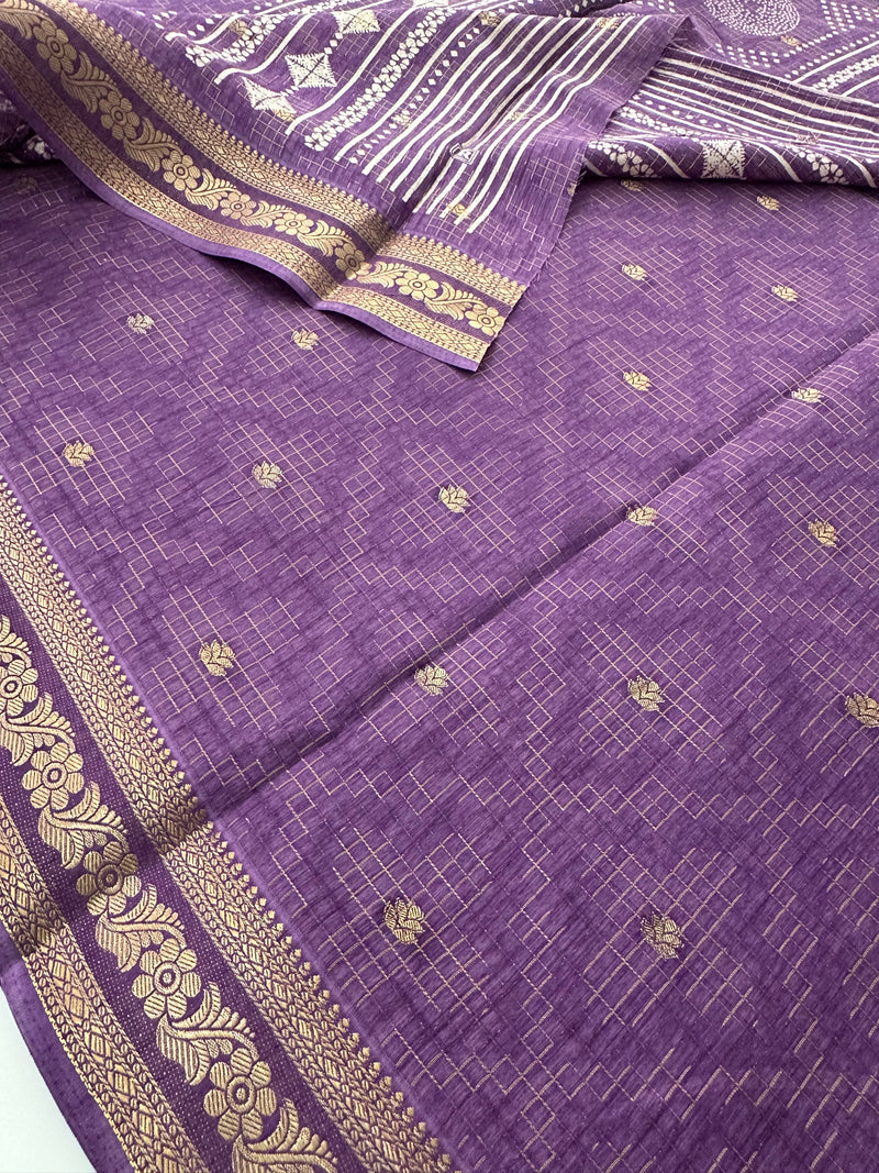 Tussar Fancy Saree -J22