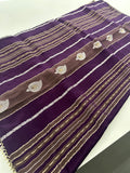 Cut Dana Work Border Chinnon Saree -AU6