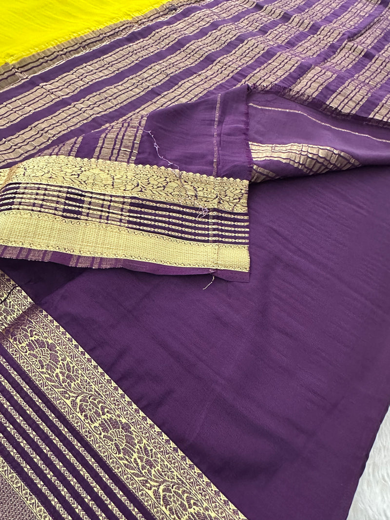 Semi Mysore Crape Fancy-JU4