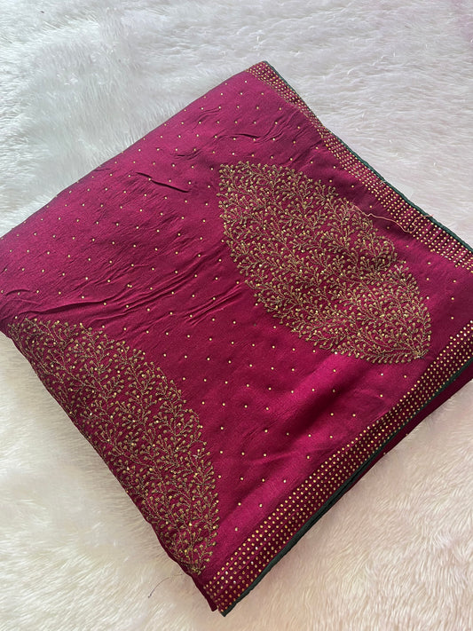 Tussar Work Fancy Saree