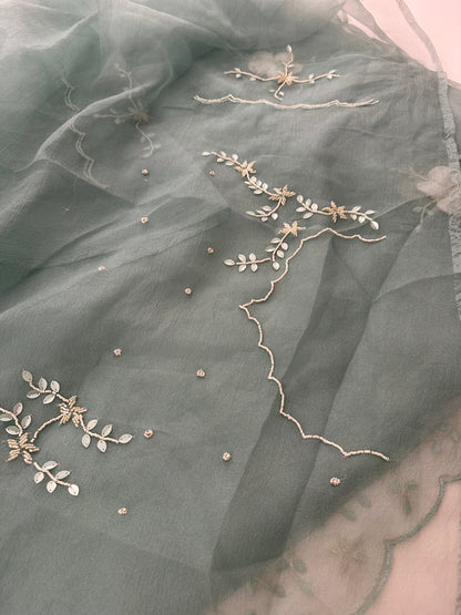 Organza Work Fancy Appliqué Work-M24