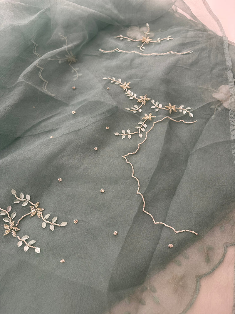 Organza Work Fancy Appliqué Work-M24