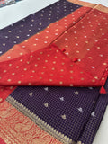 Viscose Banarasi saree-M27