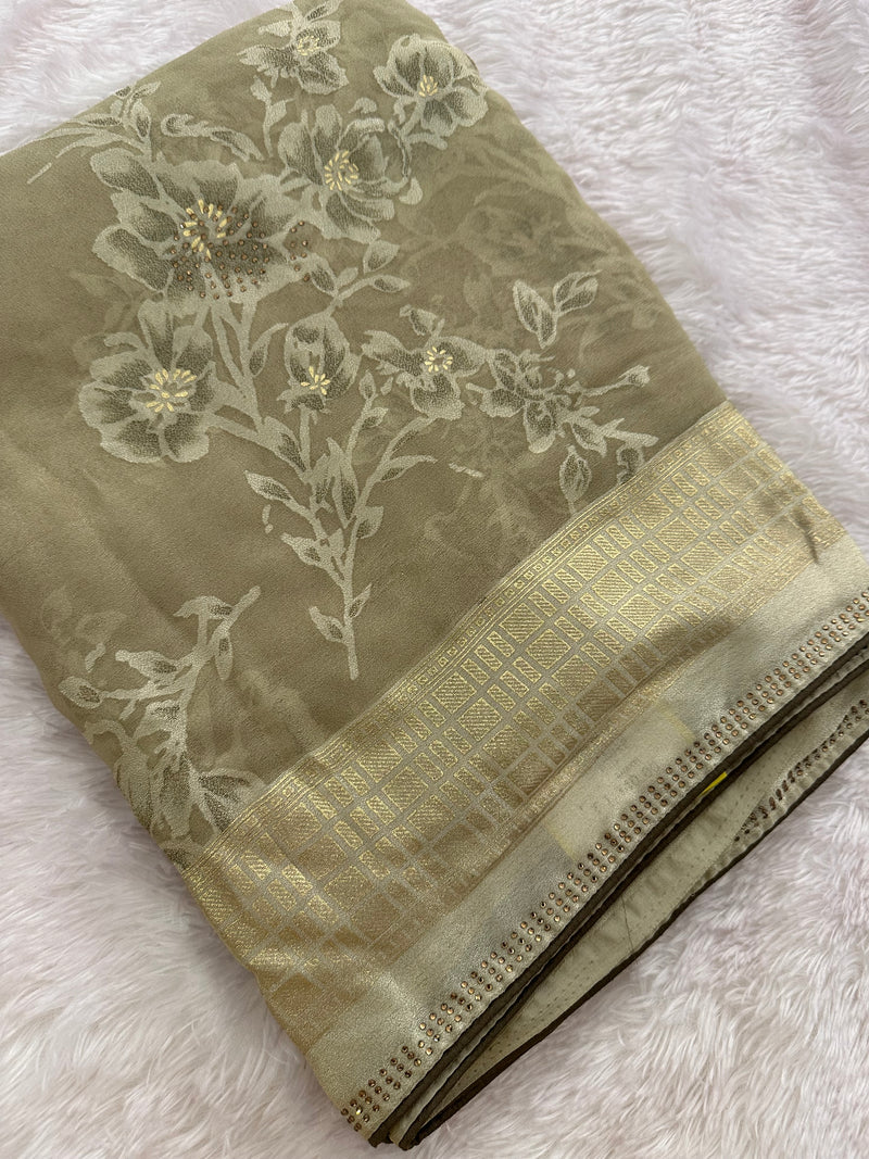 Brosso Fancy Saree New-JU3