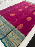 Semi Kanchi Silk Saree-JU16