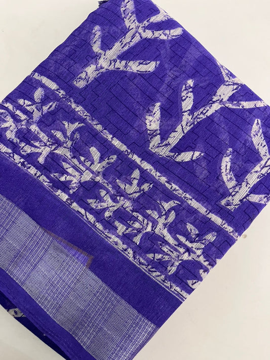 Batik Linen Saree