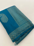 Banarsi Crape Fancy 🌹-AU6