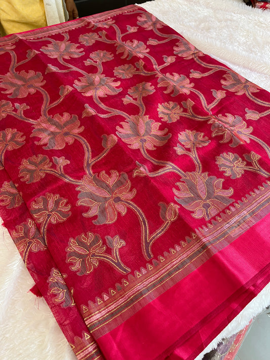 Linen chiffon