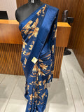 Premium daily wear printed chiffon sarees 🌹 JU26