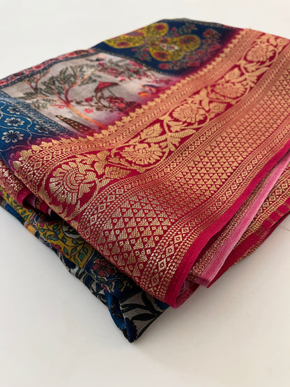 Ajrak Print premium crape