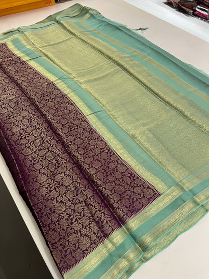 Brocade Banarasi soft silk