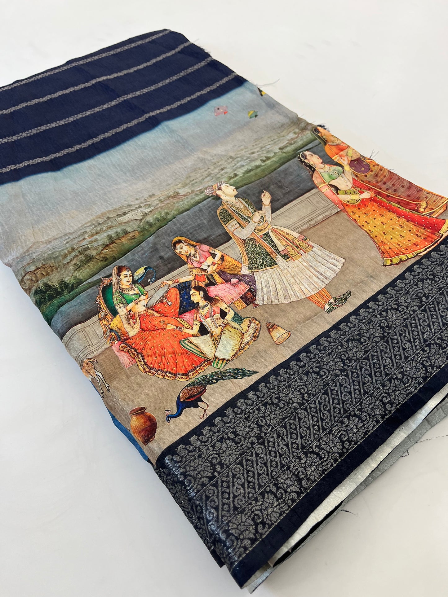 Crush Tussar  Designer