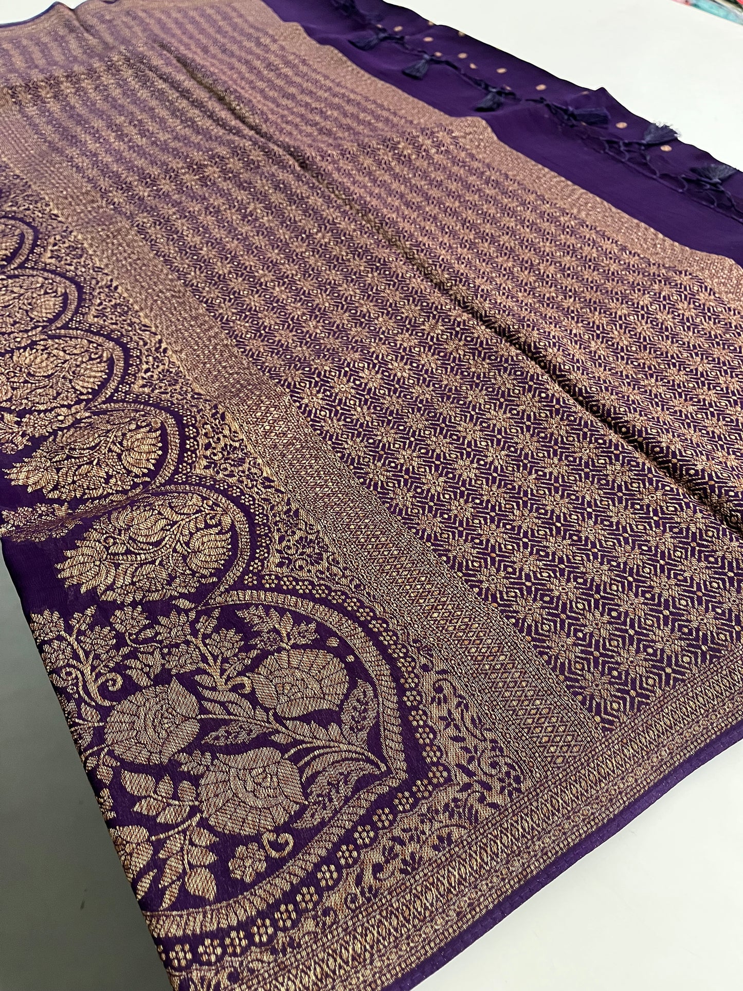 Designer jute silk