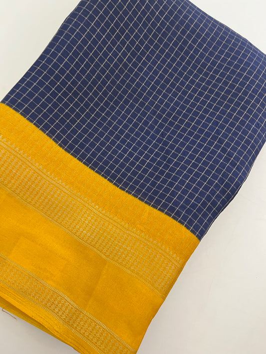 Crepe chiffon Saree