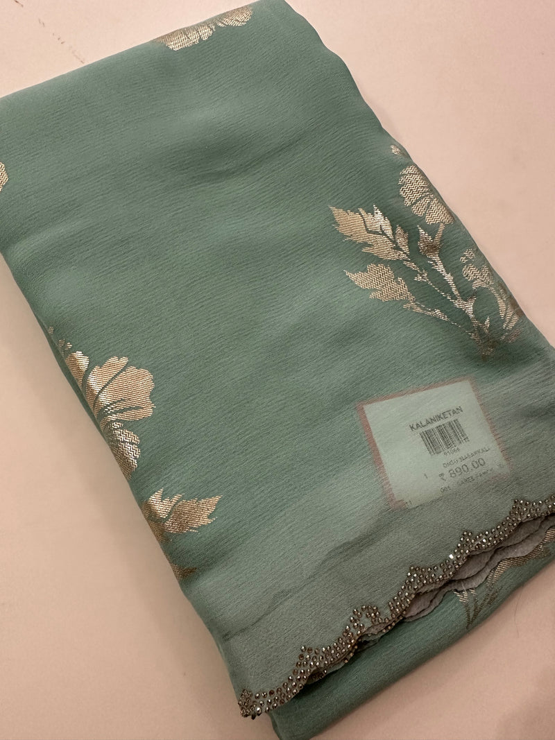 Foil Print Chiffon-J2