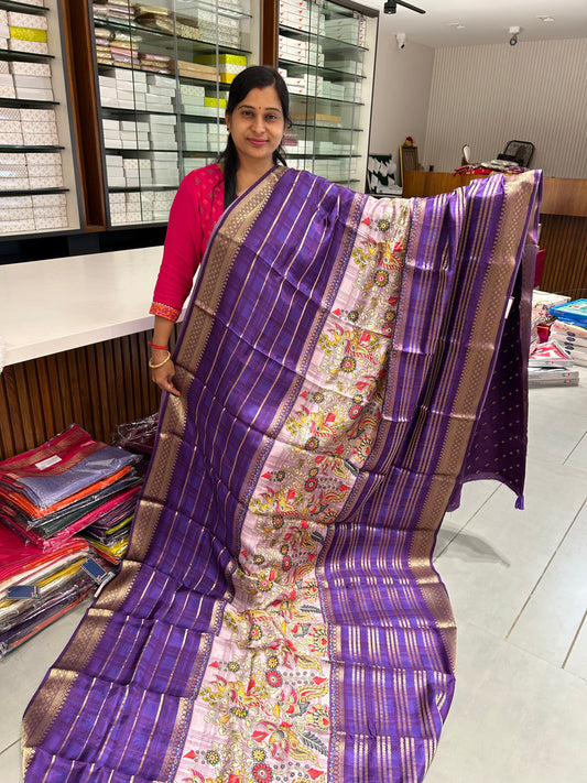 Kalamkari Crape Printed