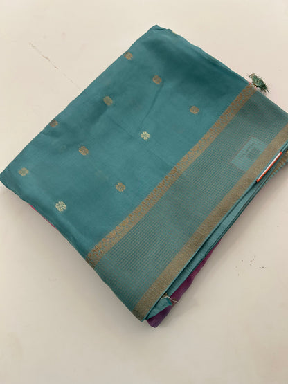 Banarsi Viscose Faded Saree-M18