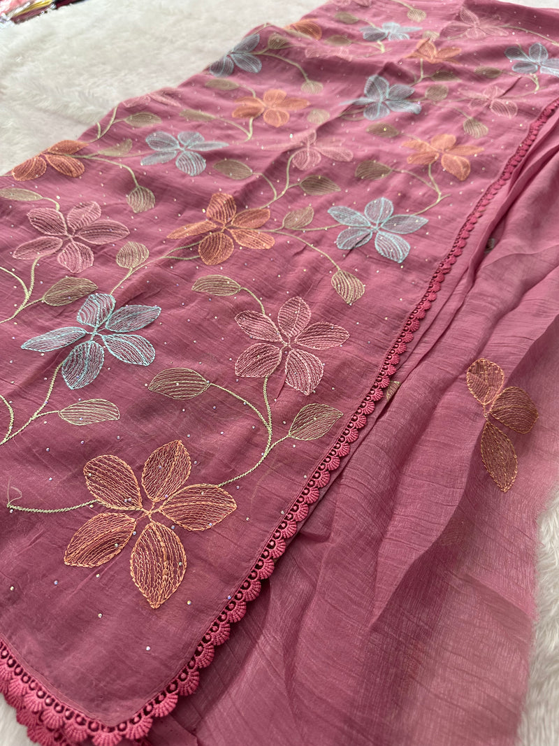 Fancy Soft Organza Embroidery-AU14