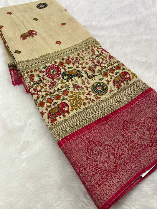 Tussar fancy