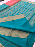 Pure 120GSM Mysore Crape Silk Sarees🌹 Silk Mark Certified 🦋
Comes in Golden Zari in Half Brocade Half Plaim Concept🌹-JU31