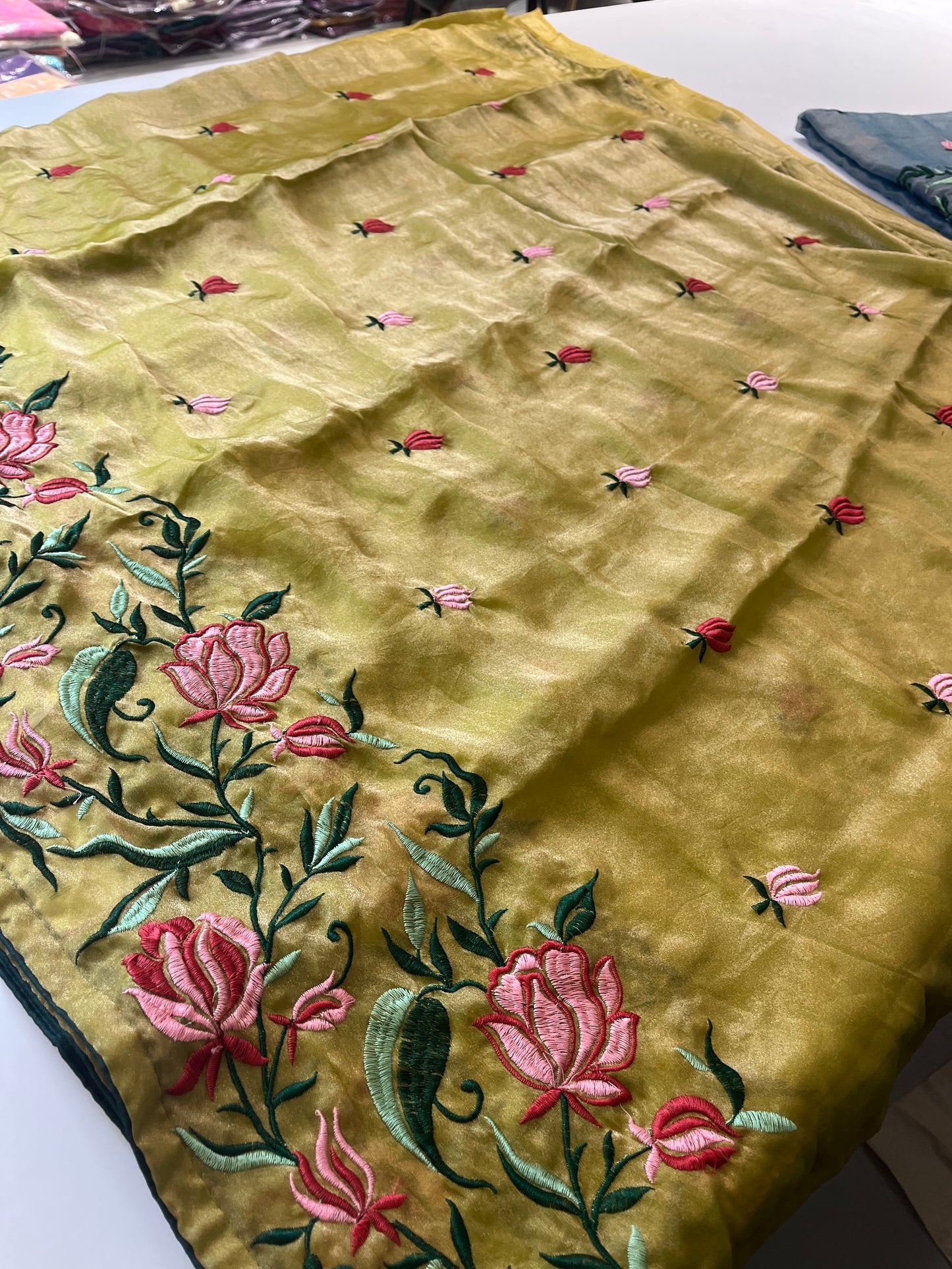 Designer Simmer Fancy Saree
