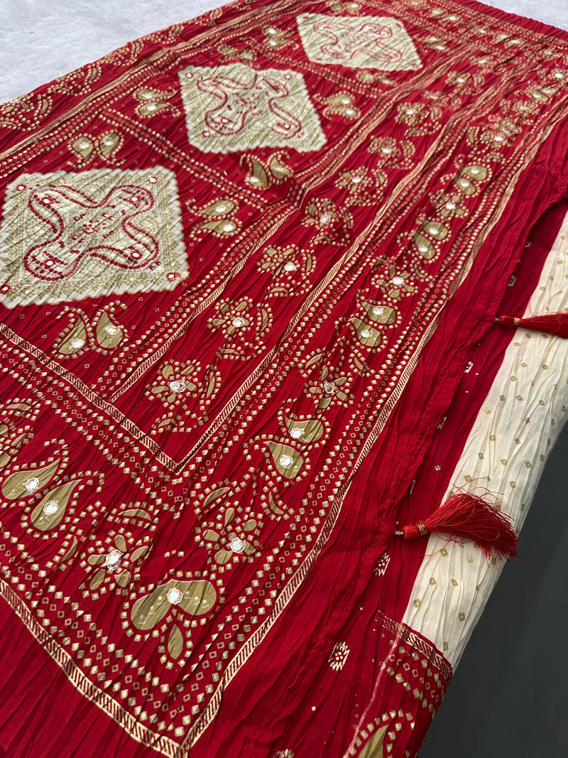 Crush Patola Fancy Saree-JU5