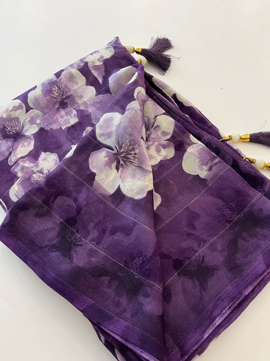 Floral chiffon