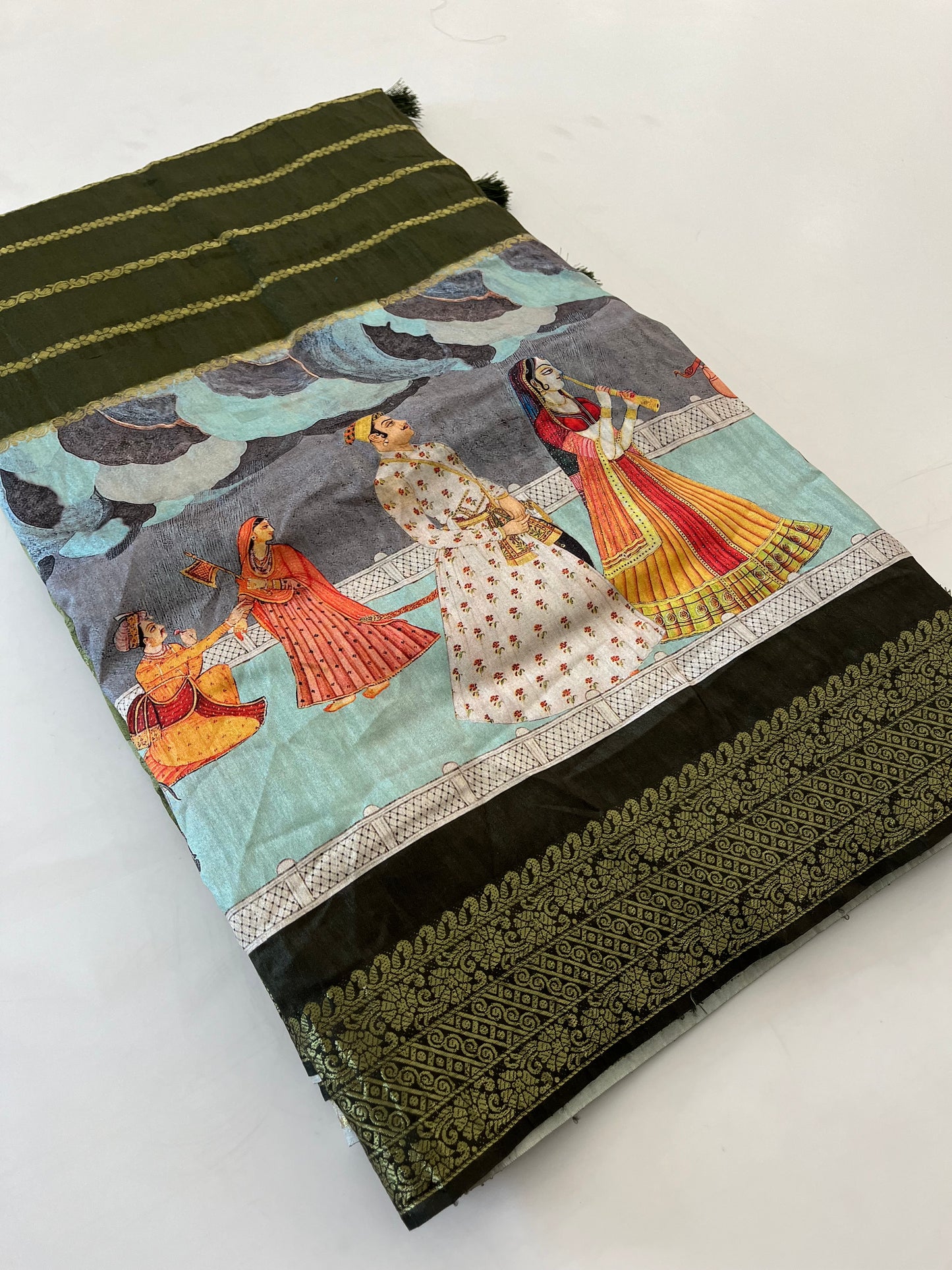 Crush Tussar  Designer