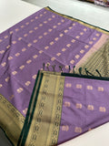 New Semi Soft silk Sarees From Kanchi in beatiful Borders-JU20
