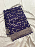 Rust Heritage Linen Designer Saree with Butta Design 🌹-AU2