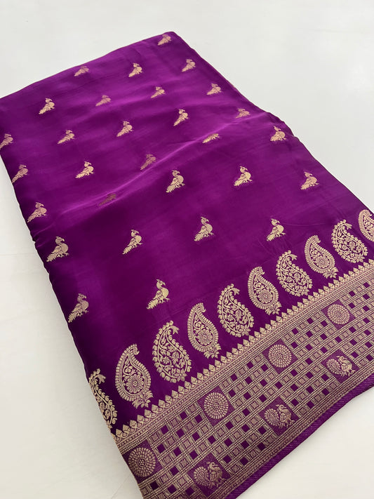 Pure Banarsi Satin Silk