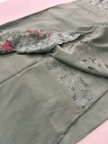 Cut Work Designer Full Embroidery Work Pure Tussar-J20
