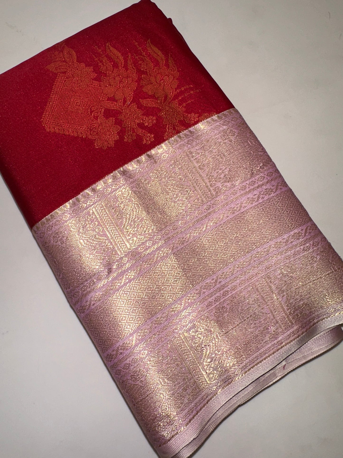 Semi Kanchi Silk Saree