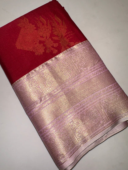 Semi Kanchi Silk Saree