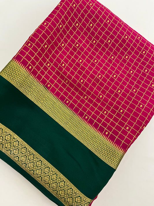 Pure Crepe Mysore Silk120 GSM