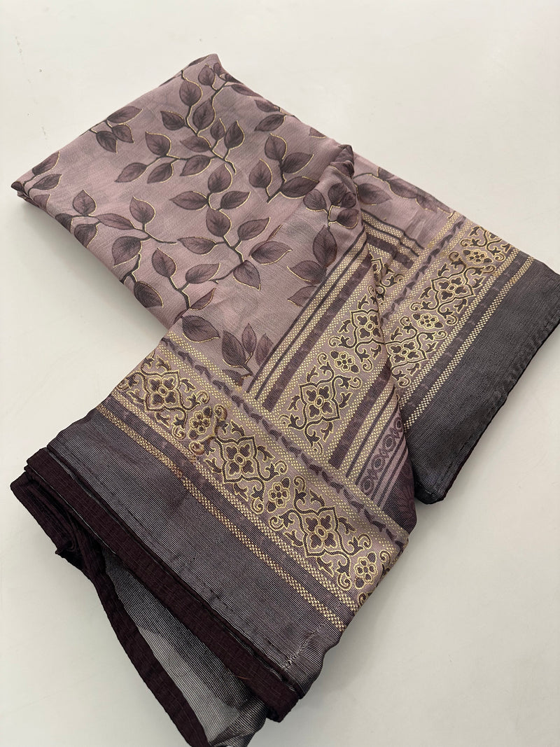 Brosso Fancy Leaf Printed-J18