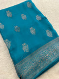 Dupion Silk Fancy Multi Color Weaving Buttas-M20