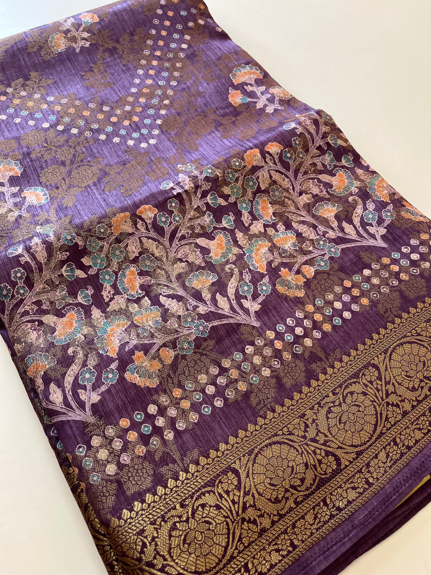 Tussar Printed Fancy