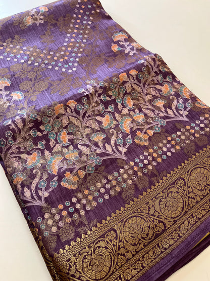 Tussar Printed Fancy