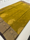 Semi Kanchi Silk Saree-JU16