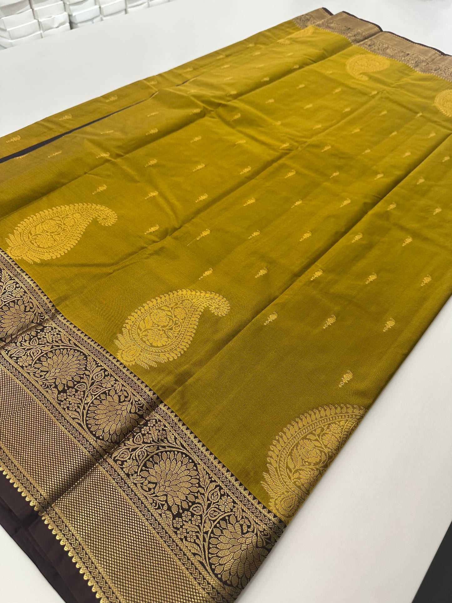Semi Kanchi Silk Saree-JU16