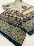 Tussar Fancy Printed -JU30