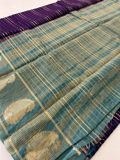 Semi Mysore silk new design